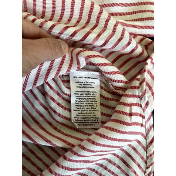 Tommy Hilfiger Red and White Striped Blouse, size Small - Picture 7 of 7